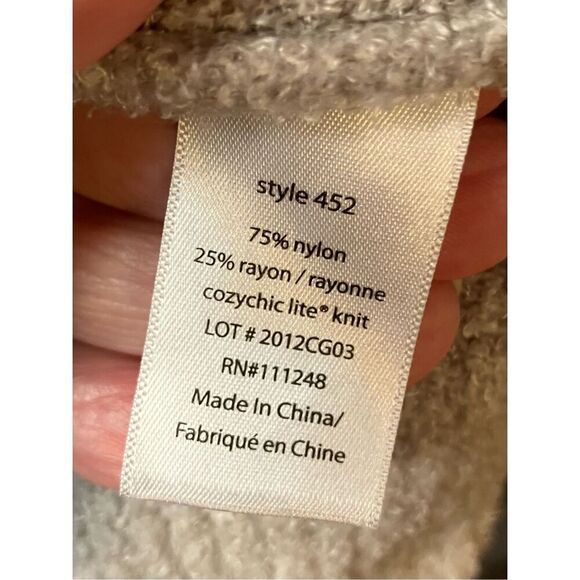 Barefoot Dreams Open Cardigan L/XL - Picture 5 of 9